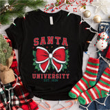 Santa University Sweatshirt, Retro Christmas Santa University T-Shirt