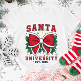 Santa University Sweatshirt, Retro Christmas Santa University T-Shirt
