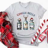 Christmas Gingle Bells Sweatshirt, Gin Lovers Drinking Sweater, christmas Party shirt
