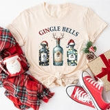 Christmas Gingle Bells Sweatshirt, Gin Lovers Drinking Sweater, christmas Party shirt