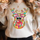 Reindeer Christmas Shirt, Pink Christmas Shirt, Christmas Lights Shirt