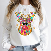 Reindeer Christmas Shirt, Pink Christmas Shirt, Christmas Lights Shirt