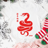 Chinese New Year 2025 Shirt, Chinese Snake Shirt, Chinese Snake Year Tee