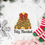 Feliz Navidad Shirt, Spanish Merry Christmas Shirt, Christmas Taco Party Shirt
