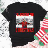 Trump I'll Be Home For Christmas Shirt, Trump For President Xmas Tee