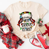 You Serious Clark Sweatshirt, Christmas Lights Shirt, Funny Christmas Shirt