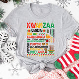 Kwanzaa Kinara Shirt, Seven Principles of Kwanzaa Shirt