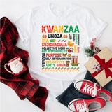 Kwanzaa Kinara Shirt, Seven Principles of Kwanzaa Shirt