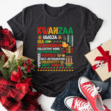 Kwanzaa Kinara Shirt, Seven Principles of Kwanzaa Shirt