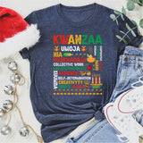Kwanzaa Kinara Shirt, Seven Principles of Kwanzaa Shirt