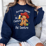 Arriba Abajo Al Centro Pa Dentro Latino Gingerbread Shirt, Feliz Navidad Shirt