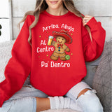 Arriba Abajo Al Centro Pa Dentro Latino Gingerbread Shirt, Feliz Navidad Shirt