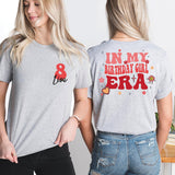 Birthday Girl T-Shirt, In My Birthday Era Tee, Birthday Party Shirt, Personalized Birthday Shirt