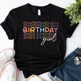 Birthday Girl T-Shirt, Birthday Princess Shirt, Youth Birthday Girl Tees, Party Girl Shirt