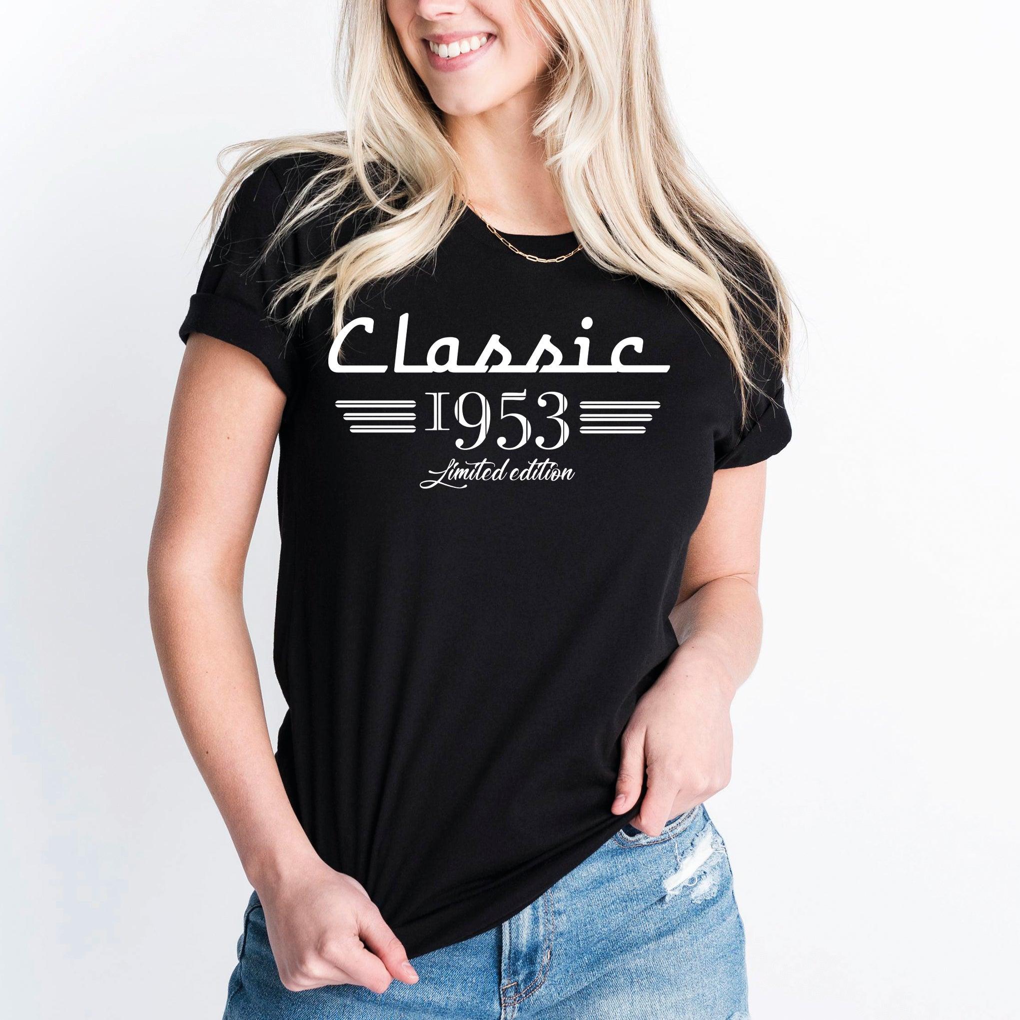 70th Birthday T-Shirt, Classic 1953 Car Lover Shirt, Born in 1953 Tee, Seventy Years Old - Nesta Tees