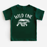 Wild One Onesie, 1'st Birthday Bodysuit, Baby Birthday Party Shirt, Baby Bear Shirt