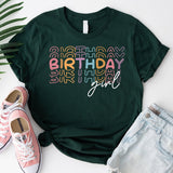 Birthday Girl T-Shirt, Birthday Princess Shirt, Youth Birthday Girl Tees, Party Girl Shirt