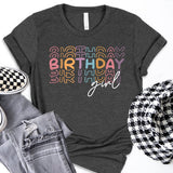 Birthday Girl T-Shirt, Birthday Princess Shirt, Youth Birthday Girl Tees, Party Girl Shirt