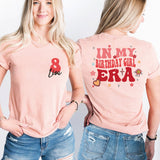 Birthday Girl T-Shirt, In My Birthday Era Tee, Birthday Party Shirt, Personalized Birthday Shirt