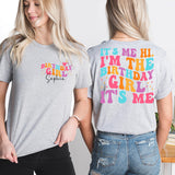 Its Me Hi Im The Birthday Girl Its Me Shirt, Groovy Birthday Girl T-Shirt