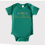 First Grandbaby Bodysuit, Newborn Onesie, 1st grandbaby T shirt, Grandbaby Reveal Tees
