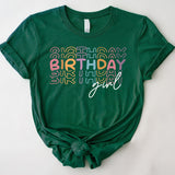 Birthday Girl T-Shirt, Birthday Princess Shirt, Youth Birthday Girl Tees, Party Girl Shirt