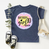 Birthday Girl T-Shirt, Birthday Party Shirt, Youth Birthday Tee, Teenager Birthday Party