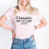 70th Birthday T-Shirt, Classic 1953 Car Lover Shirt, Born in 1953 Tee, Seventy Years Old - Nesta Tees