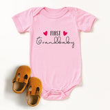First Grandbaby Bodysuit, Newborn Onesie, 1st grandbaby T shirt, Grandbaby Reveal Tees