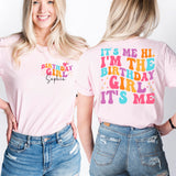 Its Me Hi Im The Birthday Girl Its Me Shirt, Groovy Birthday Girl T-Shirt