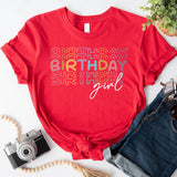 Birthday Girl T-Shirt, Birthday Princess Shirt, Youth Birthday Girl Tees, Party Girl Shirt