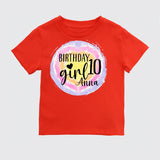 Birthday Girl T-Shirt, Birthday Party Shirt, Youth Birthday Tee, Teenager Birthday Party