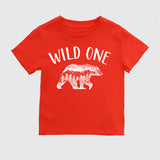 Wild One Onesie, 1'st Birthday Bodysuit, Baby Birthday Party Shirt, Baby Bear Shirt