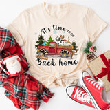 Farm Animals Christmas Sweatshirt, It is Time To Be Back Home Sweatshirt