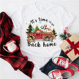 Farm Animals Christmas Sweatshirt, It is Time To Be Back Home Sweatshirt