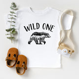 Wild One Onesie, 1'st Birthday Bodysuit, Baby Birthday Party Shirt, Baby Bear Shirt