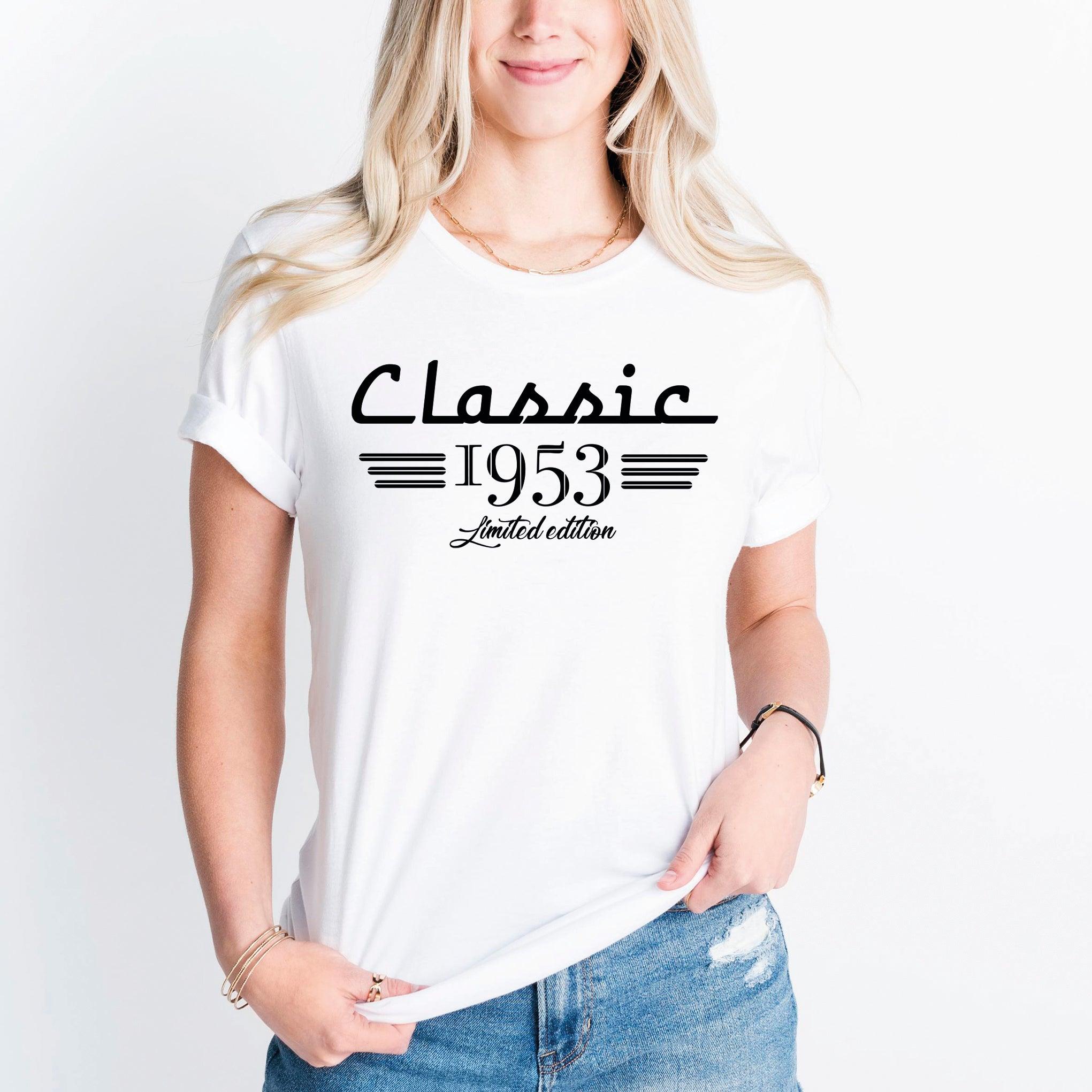 70th Birthday T-Shirt, Classic 1953 Car Lover Shirt, Born in 1953 Tee, Seventy Years Old - Nesta Tees