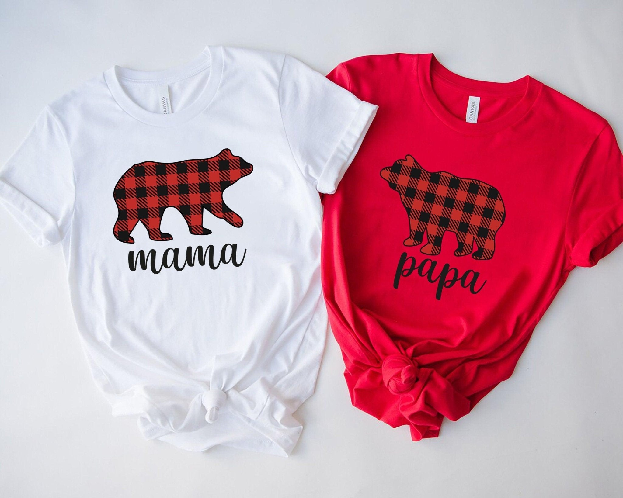Bear Family Christmas Shirt, Christmas Party Shirts, Christmas Family Shirt, Mama Bear Shirt, Christmas Matching Family, Holiday Party Shirt - Nesta Tees