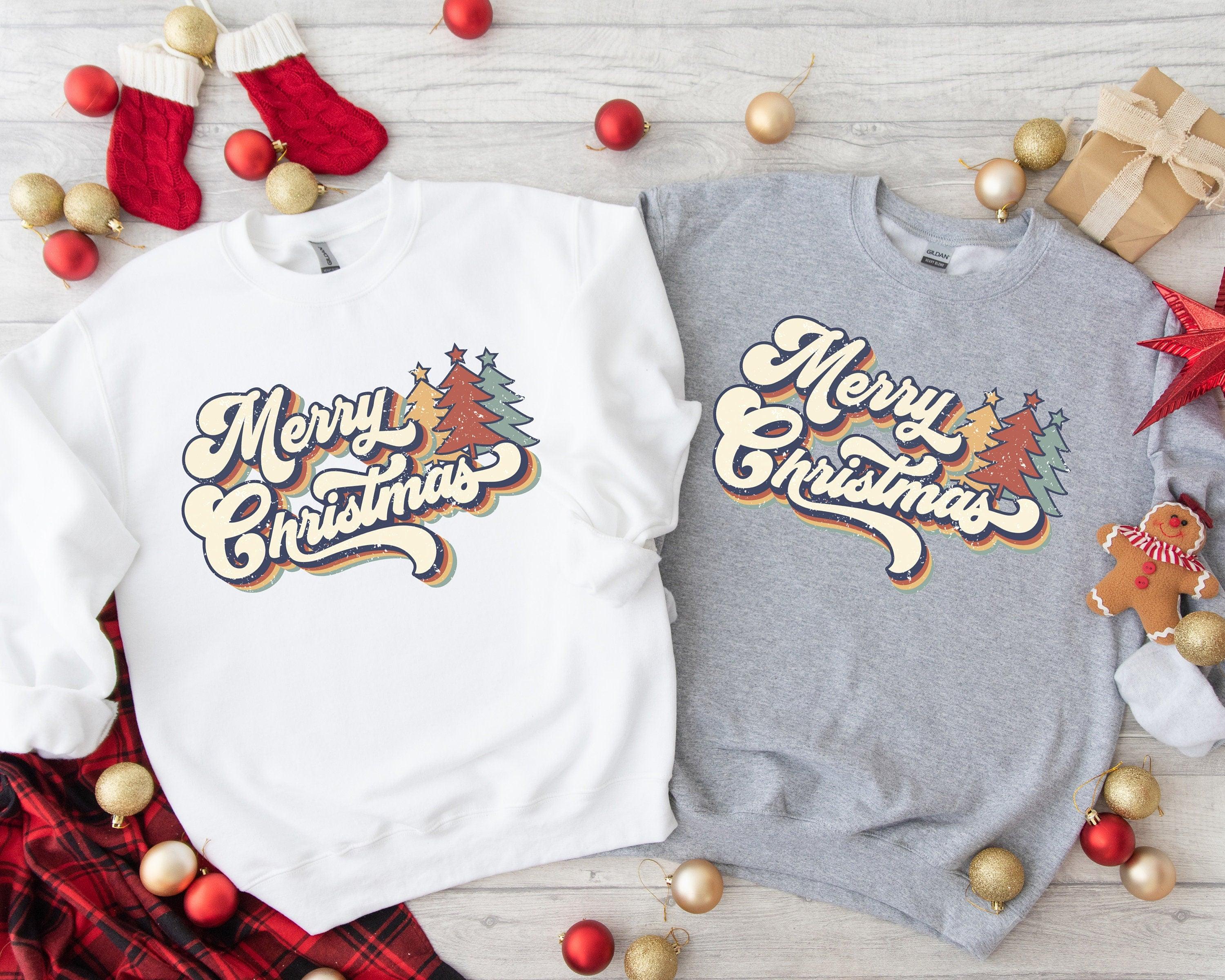 Merry Christmas Shirt, Retro Christmas Shirt, Christmas Tree Shirt, Christmas Party Shirt, Christmas Gift Shirt, Vintage Christmas Shirt - Nesta Tees