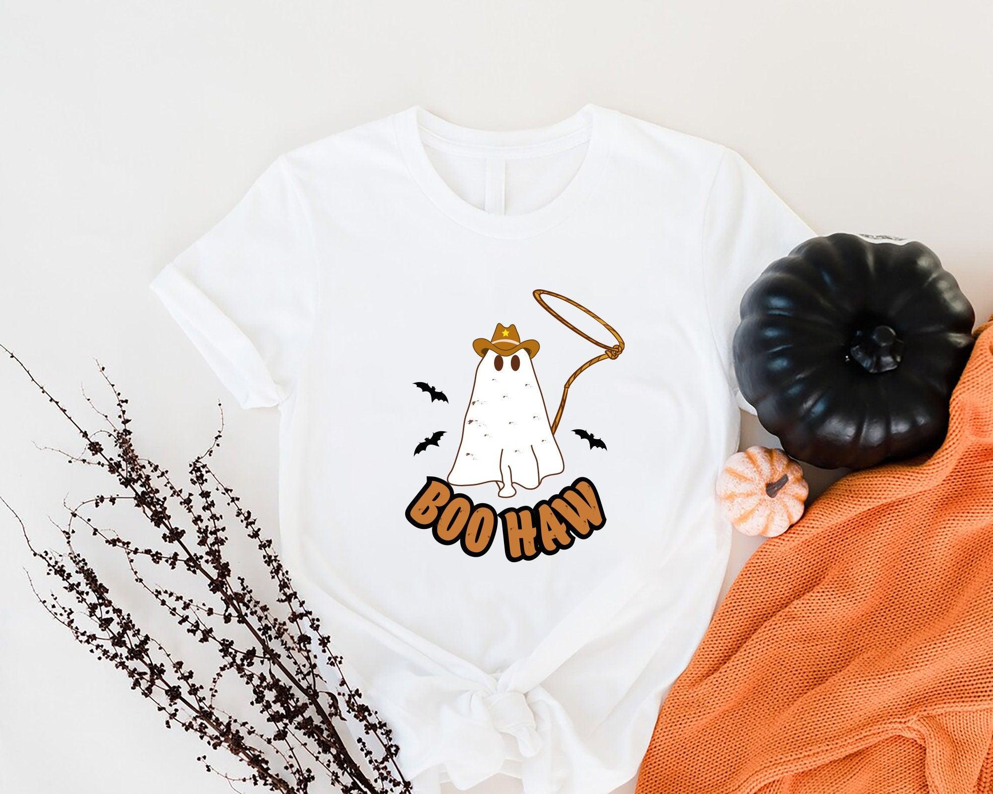 Halloween Spooky Season Shirt, Pumpkin Ghost Shirt, Fall Shirt, Halloween Party Shirt, Halloween Matching Shirts, Spooky Season Shirt - Nesta Tees