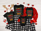 My First Christmas Shirt, Christmas Mom Tee, Christmas Dad Shirt, Family Xmas Shirts - Nesta Tees