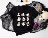 Halloween Teacher Shirt, Ghost Book Shirt, Bookworm Shirt, Reading Shirt, Book Lover Gift, Ghost Reading Books, Bookish Halloween T-Shirt - Nesta Tees