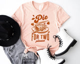 Pie for Two Please T-Shirt, Thanksgiving Pregnancy Announcement Sweatshirt - Nesta Tees