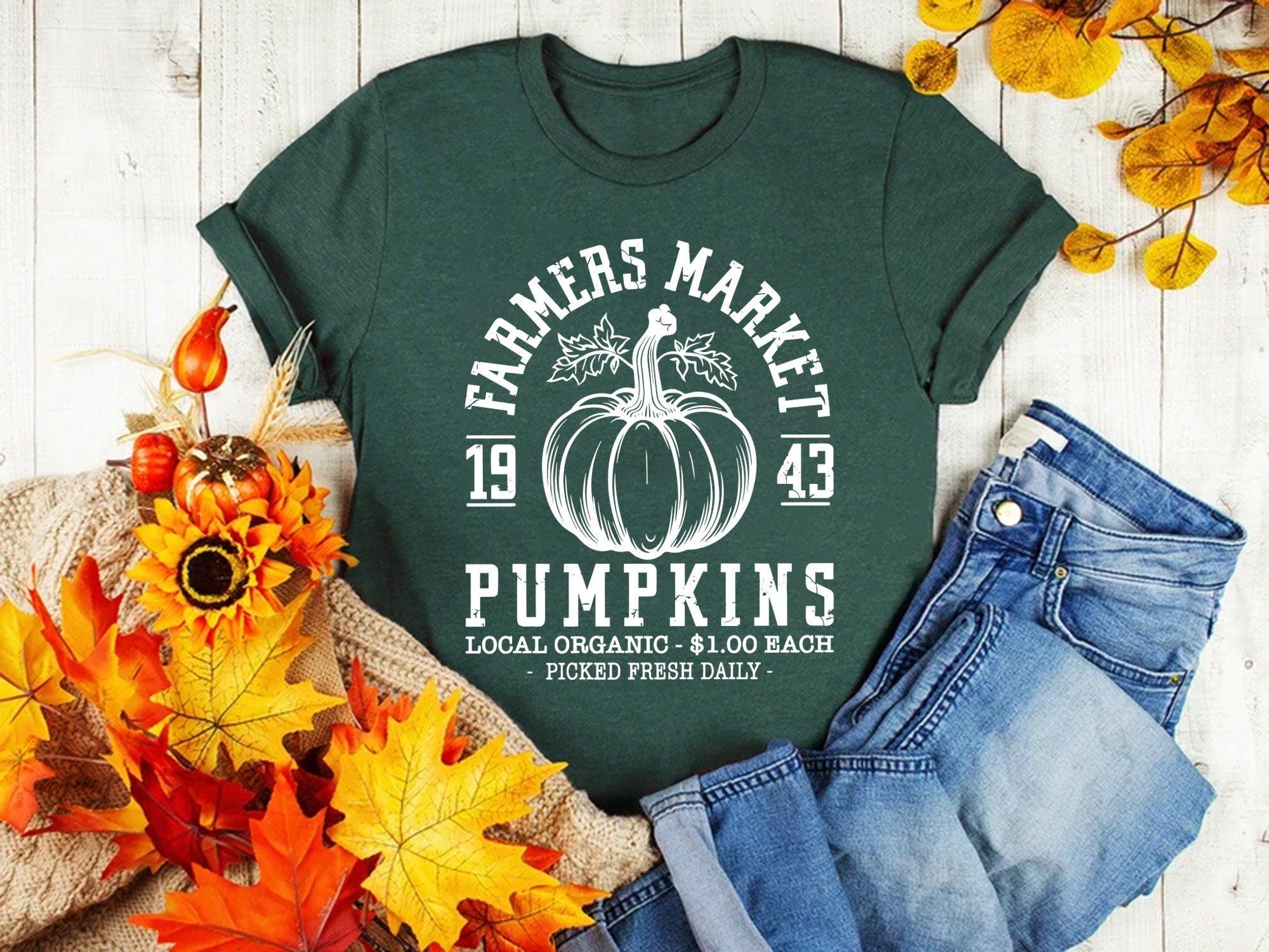 Farmers Market Pumpkins Sweatshirt, Thanksgiving Pumpkin Hoodie, Farmer Thanksgiving Shirt, Fall Shirts for Farmers, Thankful Shirt - Nesta Tees