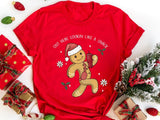 Out Here Lookin Like A Snack Sweatshirt, Boujee Christmas Shirt, Funny Christmas Shirt, Gingerbread Christmas Sweatshirt, Christmas Cake Tee - Nesta Tees