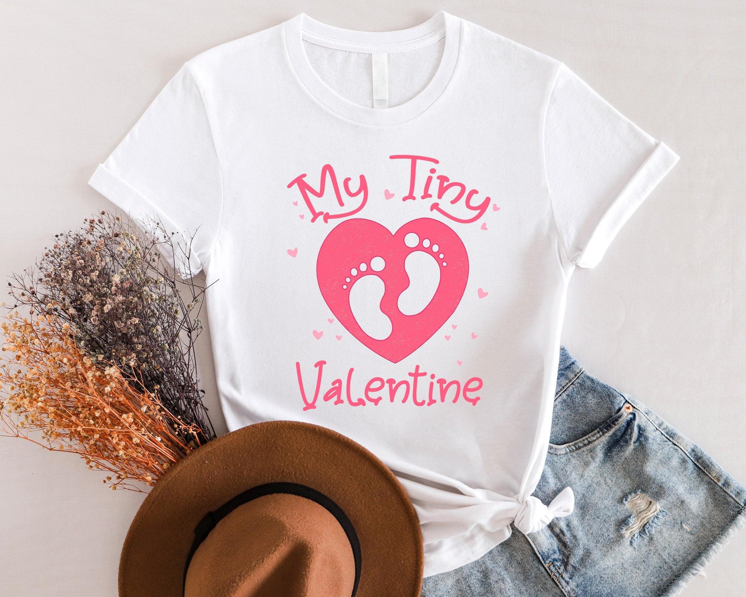 My Tiny Valentine Sweatshirt, Pregnancy Announcement Shirt, Pregnant Tee - Nesta Tees