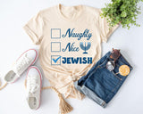 Naughty Nice Jewish Shirt, Happy Hanukkah Shirt, Shine and Bright Like a Menorah, Chanukah Shirt, Festival of Lights, Judaism Sweatshirt - Nesta Tees
