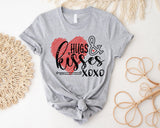 Hugs and Kisses Shirt, XOXO Shirt, Valentines Day Shirt for Women, Valentines Day Gift for Girlfriend, Couple Valentine Shirts, Gift for Her - Nesta Tees