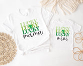 St. Patrick's Day Mama Mini Matching Shirts, St Patricks Day Family Shirts, St Patty Family Shirts, Lucky Nana, Lucky Mama, Lucky Auntie - Nesta Tees