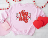 Retro Valentines Day Shirt, Self Love Shirt, You Are Enough, Valentine's Day Shirt, Positive Vibes Shirt, Love Yourself Shirt - Nesta Tees